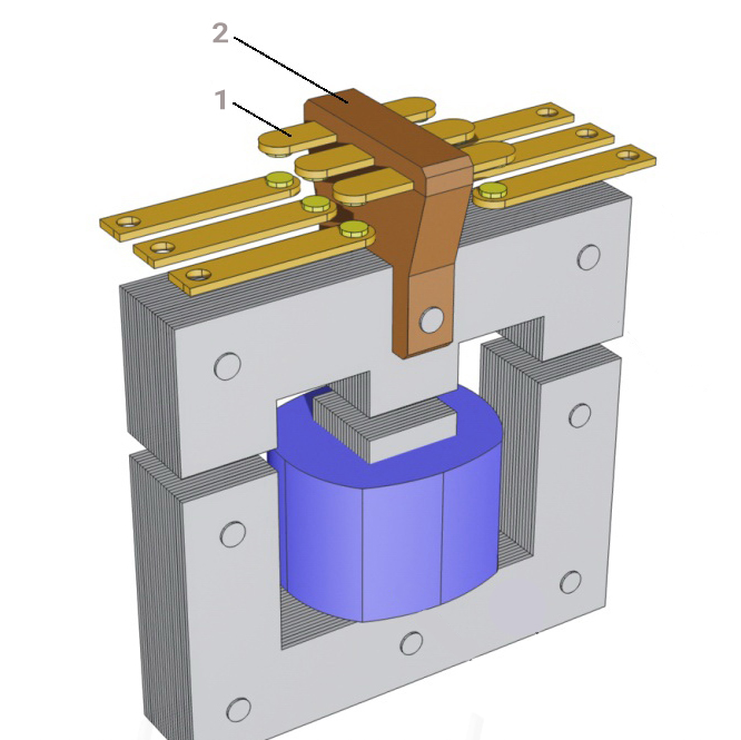 Структура силового модуля в зарядному пристрої для електромобілів